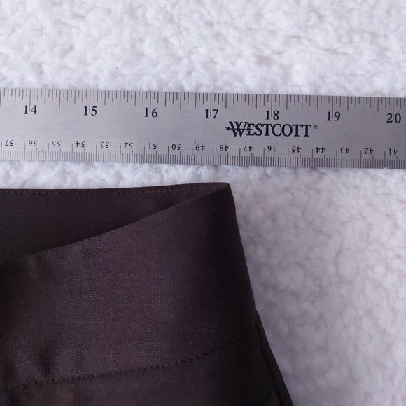 Lafayette 148 Wool Blend Brown Dress Pants Women's Sz 14 - Picture 14 of 14
